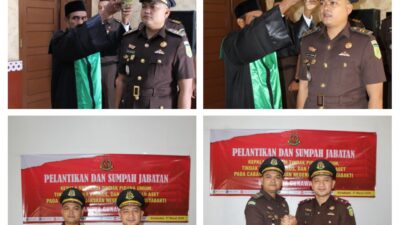 Kacabjari Kotabakti Lantik Pejabat Baru, Perkuat Komitmen Penegakan Hukum Berintegritas