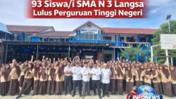 93 SISWA SMAN 3 LANGSA TEMBUS SNBP 2026 Sebaran Kampus Negeri Makin Luas, Dominasi Universitas Samudra