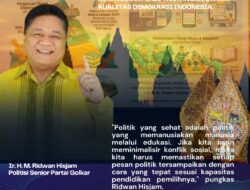 Ridwan Hisjam: Literasi Pemilih Jadi Kunci Masa Depan Demokrasi Indonesia
