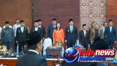 Hadiri Rapat Paripurna DPRD Provinsi Sumut dalam Rangka Peringatan Hari Jadi ke-78 Provinsi Sumut : “Rico Waas dan Bobby Nasution Serukan Kolaborasi Menuju Indonesia Emas”