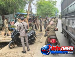 Satpol PP Langsa Tertibkan Lapak di Jalur Eks Rel Kereta, Tegaskan Patroli Berkelanjutan