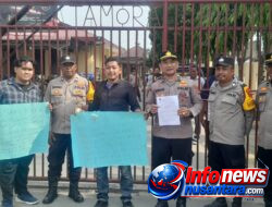 Aksi Unjuk Rasa Aneh, Diduga “Settingan” APAN-SU Hanya Diikuti Tiga Orang, Berakhir Foto Bersama Polisi di Depan Polsek Tanjung Morawa