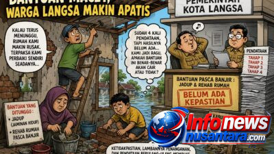 Warga Langsa Apatis, Bantuan Pascabanjir Tak Kunjung Pasti