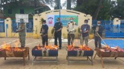 Bea Cukai Langsa Musnahkan 545.452 Batang Rokok Ilegal