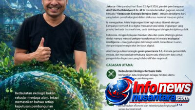 Indonesia Berpeluang Memimpin: Arief Martha Rahadyan Gaungkan Kedaulatan Ekologis Digital