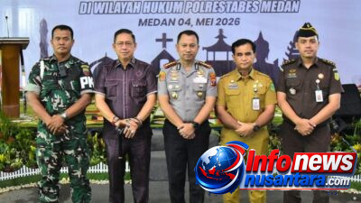 Ketua DPRD Kota Medan Hadiri Doa Bersama Lintas Agama dan Ucapan Syukur di Polrestabes Medan, Pererat Persatuan serta Jaga Situasi Keamanan dan Ketertiban Masyarakat Tetap Kondusif di Kota Medan