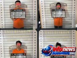 Polsek Pancur Batu Ungkap Kasus Curanmor dalam Waktu 1×24 Jam, 4 Pelaku dan Barang Bukti Berhasil Diamankan