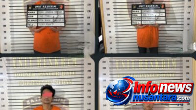 Polsek Pancur Batu Ungkap Kasus Curanmor dalam Waktu 1×24 Jam, 4 Pelaku dan Barang Bukti Berhasil Diamankan