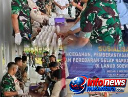 BNNP Sumut Laksanakan Sosialisasi P4GN dalam Kegiatan Satgas P4GN TNI AU Lanud Soewondo Medan