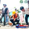 Bupati Deli Serdang Letakkan Batu Pertama Rehabilitasi SD Negeri 104240 dan SD Negeri 104232 di Tanjung Morawa