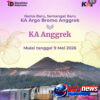 Hari Ini KA Argo Bromo Anggrek Resmi Berganti Nama Jadi KA Anggrek