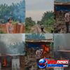 Polsek Sunggal Gerebek Sarang Narkoba di Desa Serbajadi-Deli Serdang, Diduga Dijadikan Tempat Transaksi dan Penyalahgunaan Narkoba, Barak Narkoba Dibakar