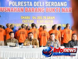 Asri Ludin Tambunan Apresiasi Keberhasilan Polresta Deli Serdang Mengungkap 89 Kg Sabu Sepanjang 2026, Tegaskan Akan Beri Sanksi Berat Pemecatan Bagi ASN yang Terlibat Narkoba
