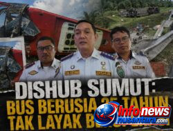 Dishub Sumut: Bus Berusia 25 Tahun Tak Layak Beroperasi