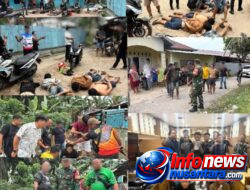 Tindak Lanjuti Informasi dari Warga, Kodim 0204/Deli Serdang Ratakan Barak Narkoba dan Judi di Desa Sei Mencirim, 6 Orang Berhasil Diamankan