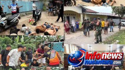 Tindak Lanjuti Informasi dari Warga, Kodim 0204/Deli Serdang Ratakan Barak Narkoba dan Judi di Desa Sei Mencirim, 6 Orang Berhasil Diamankan