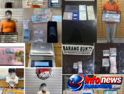 Dalam Sehari! Polrestabes Medan Sikat Jaringan Narkoba, Enam Pengedar Sabu Berhasil Diringkus