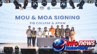 Perkuat Posisi Sebagai Hub Pendidikan dan Industri Event International, PIB College Dikukuhkan Sebagai Asia Pacific Head Office APIEM