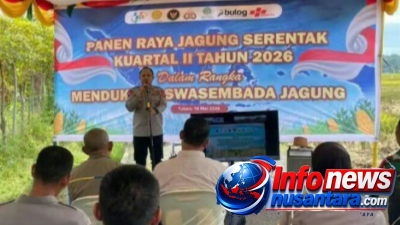 Zoom Bersama Presiden RI, Polres Pidie Jaya Gelar Panen Raya Jagung dan Dukung Ketahanan Pangan Nasional