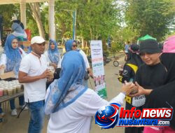 PTPN IV Regional VI Bersama Disnaker Kota Langsa Bagi Aneka Bubur Gratis