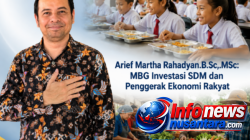 Arief Martha Rahadyan: MBG Investasi SDM dan Penggerak Ekonomi Rakyat
