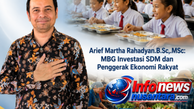 Arief Martha Rahadyan: MBG Investasi SDM dan Penggerak Ekonomi Rakyat