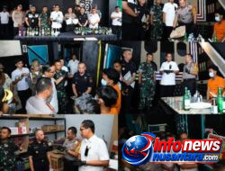 Langgar Perizinan dan Diduga Lokasi Peredaran Narkoba, Pemkot Medan bersama Polrestabes Medan Segel THM Phantom KTV di Jalan Haji Adam Malik-Medan Barat