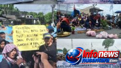 Ratusan Warga Berasal dari Berbagai Desa Terdampak Gelar Aksi Unjuk Rasa di Depan Kantor Bupati dan Kantor DPRD Kabupaten Dairi, Tolak Izin Lingkungan Baru PT. DPM di Silima Pungga-Pungga-Dairi