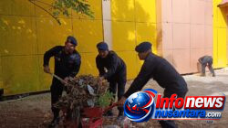 Brimob Aceh Turun Tangan, GOR Subulussalam Disulap Jadi Bersih dan Nyaman Lewat Program Indonesia ASRI