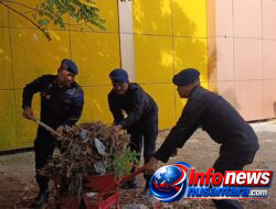 Brimob Aceh Turun Tangan, GOR Subulussalam Disulap Jadi Bersih dan Nyaman Lewat Program Indonesia ASRI