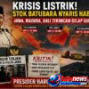 Warning! Stok Batubara untuk PLTU Nyaris Habis, Jawa, Madura, Bali Terancam Gelap Gulita