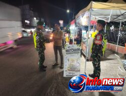 Koramil Bandar Baru Gencarkan Patroli Siskamling, Imbau Warga Aktif Jaga Keamanan Lingkungan