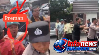 Dugaan Korupsi Atribut Sekolah, Demonstrasi DPN di Dinas Pendidikan Kota Medan Sempat Ricuh Dihadang ‘Preman’