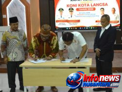 Gelar Rakerkot 2026, KONI Kota Langsa Susun Strategi Menuju PORA XV Aceh Jaya