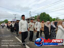 Sambut Tahun Baru Islam 1 Muharram 1448 H, Satpol PP WH dan Linmas Simeulue Ikuti Pawai Ta`aruf
