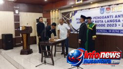 Mohammad Khoiri Resmi Dilantik Jadi Anggota PAW KIP Kota Langsa Periode 2023-2028