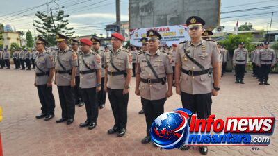 Polres Langsa Gelar Sertijab 6 Pejabat Utama dan Kapolsek Jajaran