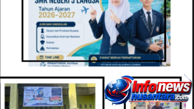 SPMB SMKN 3 Langsa Tahun Ajaran 2026/2027 Dibuka, Sudah 244 Calon Siswa Mendaftar