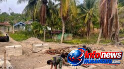 Personel Yonif TP 854/DK Brigif TP 90/YGD Bangun Jembatan Bailey 110 Meter Untuk Pulihkan Akses Reje Payong-Linge