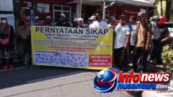 WARGA PACCERAKKANG LAKUKAN AKSI DAMAI DIKANTOR LURAH MEMINTA SEPULUH TUNTUTAN