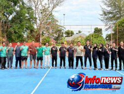 Tak Hanya Tegas Menegakkan Hukum, Kajari Andie Saputra SH Tunjukkan Kepemimpinan Inspiratif di Lapangan Tennis