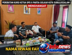 Peta Dukungan Mulai Terbaca, Irwan Faisal Unggul dalam Bursa Ketua Golkar Subulussalam