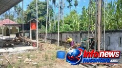 Satgas TMMD Ke-129 Kodim 0102/Pidie Mulai Pengeboran Sumur Bor di Komplek Masjid Desa Blang Cot