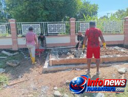 Satgas TMMD Ke-129 Kodim 0102/Pidie Bangun MCK di Area Pemakaman Umum Desa Blang Cot, Permudah Kebutuhan Warga