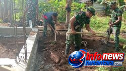 Satgas TMMD Ke-129 Kodim 0102/Pidie Kebut Penggalian Septic Tank MCK di Dayah Komplek Babul Ula Al-Munawarah