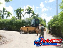 Jalan Diperlebar dan Diperkeras, Progres TMMD 129 Capai 93 Persen