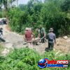 Gotong Royong Tak Kenal Terik, Satgas TMMD Kodim 0102/Pidie Kebut Pembangunan Box Culvert Jalan Pertanian