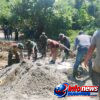 Gotong Royong Tak Kenal Terik, Satgas TMMD Kodim 0102/Pidie Kebut Pembangunan Box Culvert Jalan Pertanian
