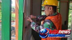 Rehab RTLH Sasaran Fisik TMMD Ke-129 Kodim 0102/Pidie Berlanjut, Instalasi Listrik Mulai Dipasang