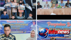Wali Kota Langsa Serahkan Bantuan Peralatan Sekolah bagi Anak Yatim Paya Bujok Seulemak